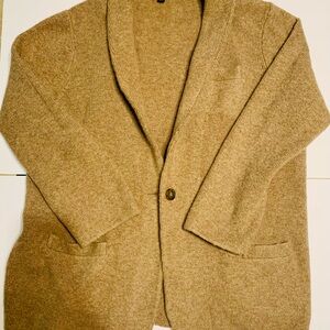 J Crew Wool Blend Cecile Relaxed Sweater XL With Pockets